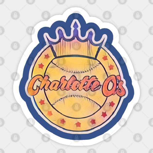 Charlotte Orioles Baseball Sticker by Kitta’s Shop